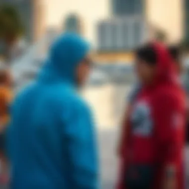 Community Life Around Al Habtoor Tower Marina Vibrant community life around Al Habtoor Tower Marina in Dubai
