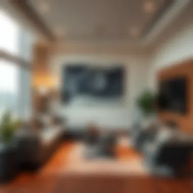 Modern Apartment Interior A modern apartment interior reflecting current trends