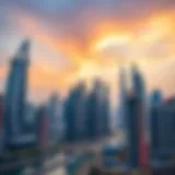 View of Dubai skyline highlighting real estate investments