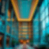 Architectural design of Cayan Business Center