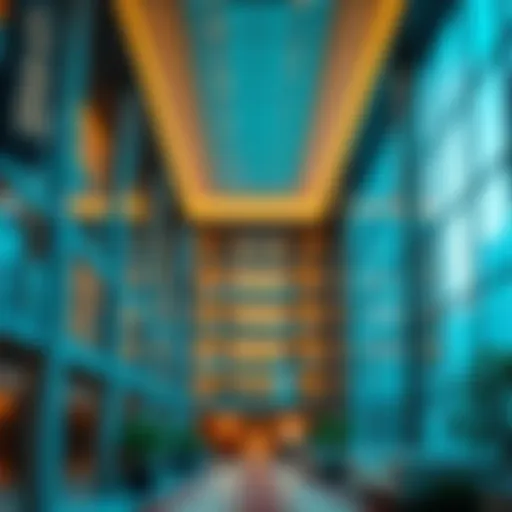 Architectural design of Cayan Business Center