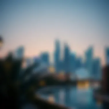 An engaging visual of Dubai's skyline emphasizing real estate creativity