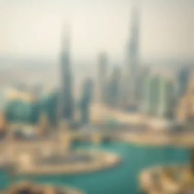 Dubai's Skyline: A Testament to Cultural and Economic Growth A panoramic view of Dubai's skyline reflecting its rapid development