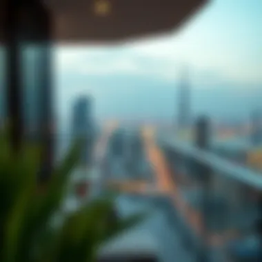 Panoramic Views from Aark Residences Breathtaking city views from Aark Residences balcony