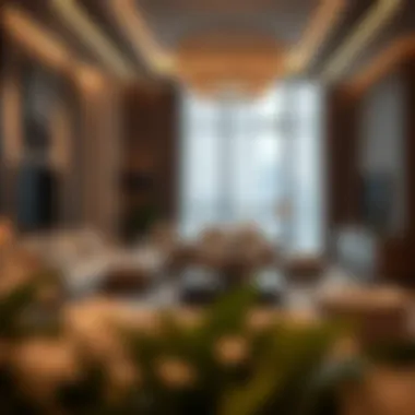 Interior Elegance at Aark Residences Luxurious living space with modern furnishings at Aark Residences