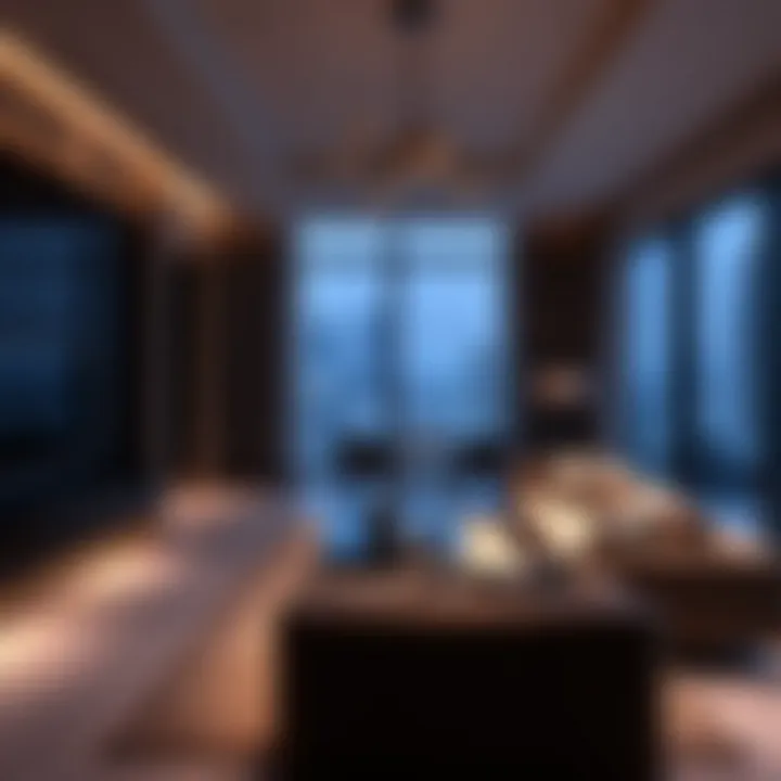 Modern rental apartment interior in Akoya Oxygen