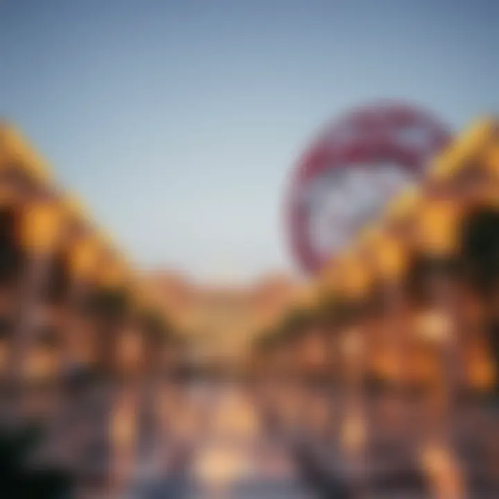 Stunning architectural façade of Al Dhafra Mall