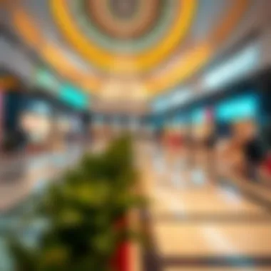 Economic Contributions of Al Dhafra Mall Economic impact illustration featuring local businesses