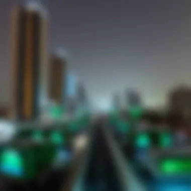 Real estate developments surrounding Al Qusais Metro area illustrating investment potential