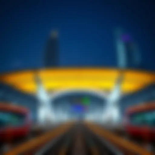 Dubai Metro Station - A Modern Architectural Marvel