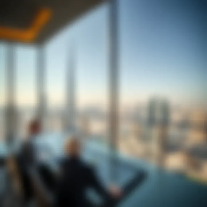 Panoramic view of the luxurious Burj Khalifa apartments