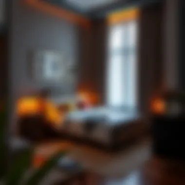 Charming Bedroom in Oud Metha Cozy bedroom setup reflecting rental options in Oud Metha