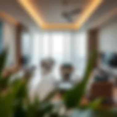 Contemporary Living Space in Oud Metha Modern apartment in Oud Metha showcasing spacious interiors
