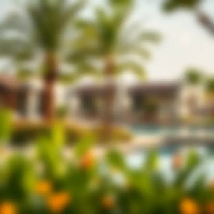 Community amenities including pool and leisure areas