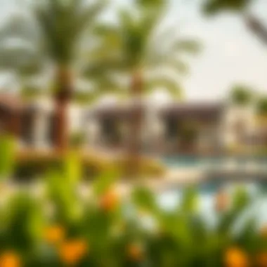 Community Amenities in Sobha Hartland Community amenities including pool and leisure areas