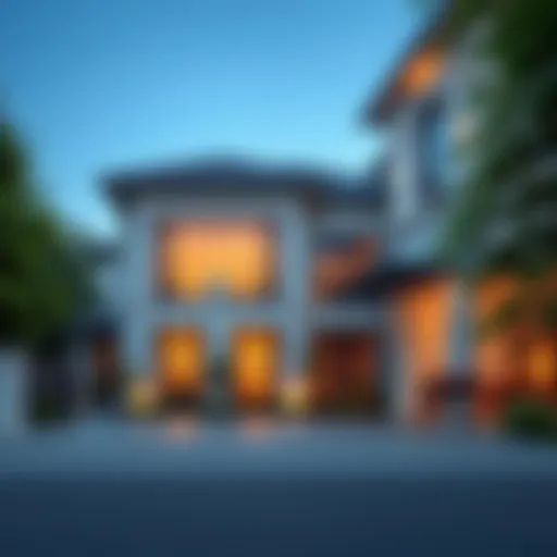 Luxurious exterior view of Sobha Hartland Forest Villas