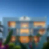 Exterior view of Sobha Sales Office showcasing architectural design