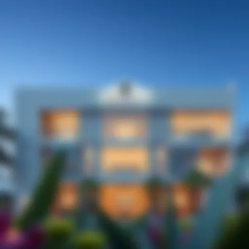 Exterior view of Sobha Sales Office showcasing architectural design