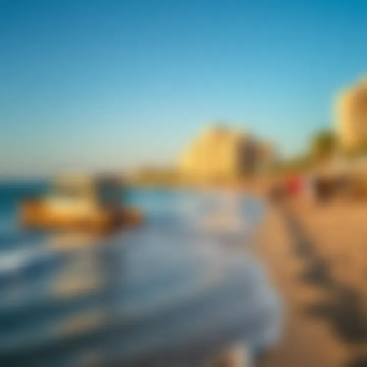 Vibrant beachside activities in Dubai