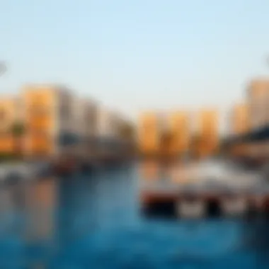 Luxury waterfront properties overlooking blue waters
