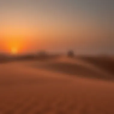 Dubai Desert: Nature's Tranquil Escape The serenity of the Dubai Desert at sunset