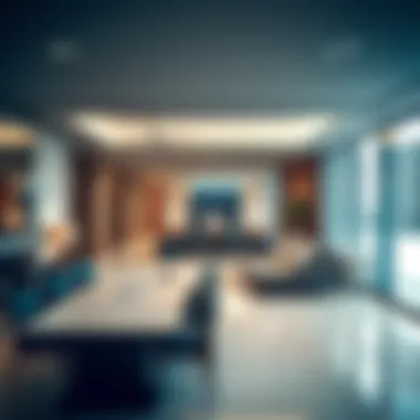 Business Facilities in Hotel Apartments Business center in a hotel apartment complex catering to professionals