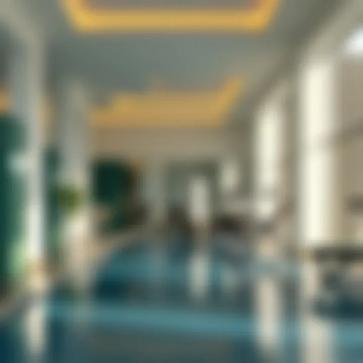 Amenities available in Akoya Oxygen including pool and gym
