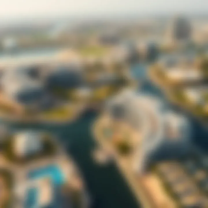 Aerial view of Hilton Creek and surrounding amenities