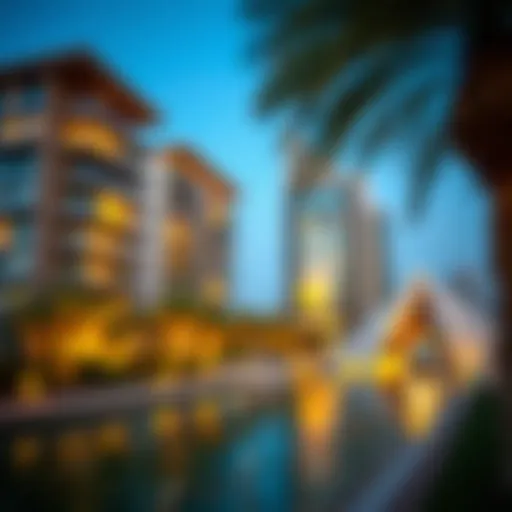 Scenic view of Hilton Creek showcasing modern architecture
