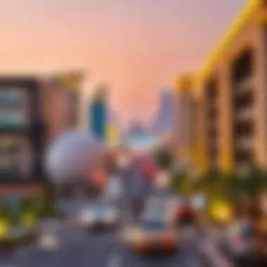 Conceptual image of future urban development in Sharjah
