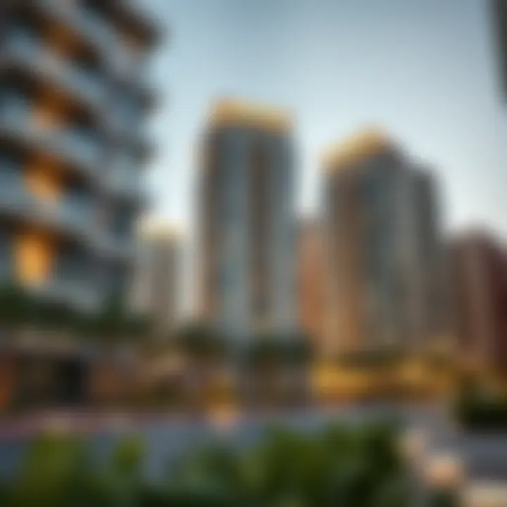 Modern residential buildings in Motor City reflecting contemporary lifestyle
