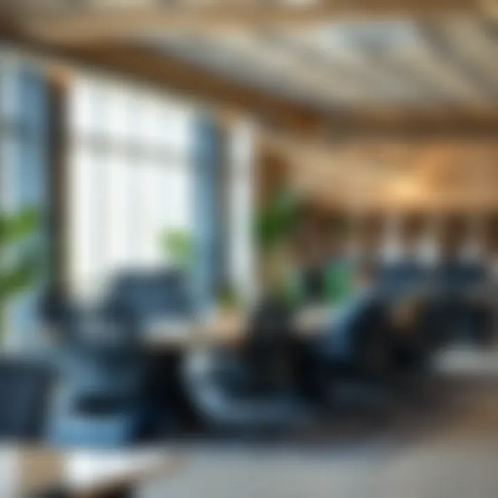 Collaborative co-working environment in Dubai's office rental market