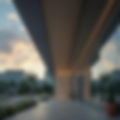 Architectural overview of Pantheon Boulevard showcasing modern design elements