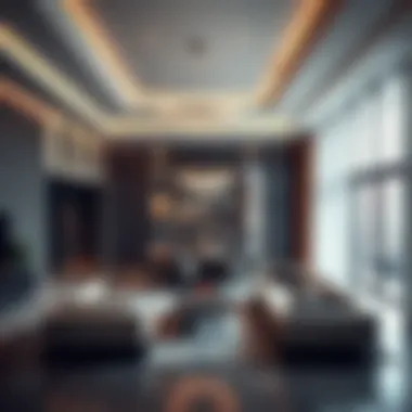 Elegance Inside Paramount Residence Luxurious interior space within the Paramount Residence highlighting elegant design