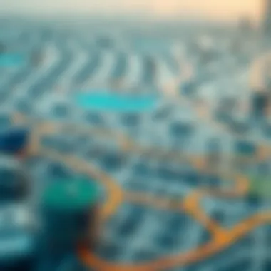 Map of Free Parking Areas in Dubai Map illustrating free parking areas in Dubai