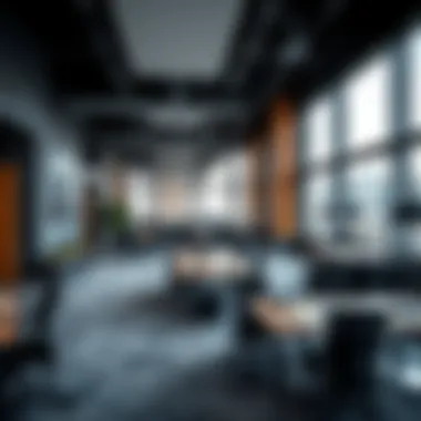 Modern Workspaces in Silicon Oasis Interior of a contemporary workspace in Silicon Oasis