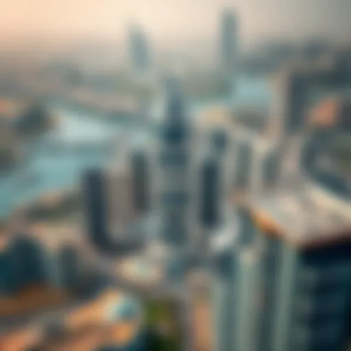 Aerial view of Abu Dhabi skyline showcasing modern architecture