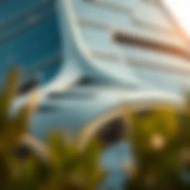 Innovative Design Features of Vision Tower Close-up of Vision Tower's innovative design features