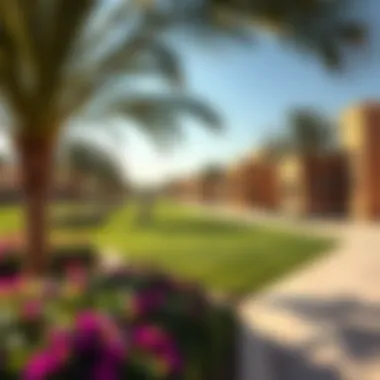 Serene Landscapes in Wasl Village Lush green landscapes of Wasl Village